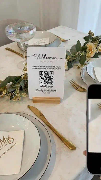 QR Code Wedding Experience